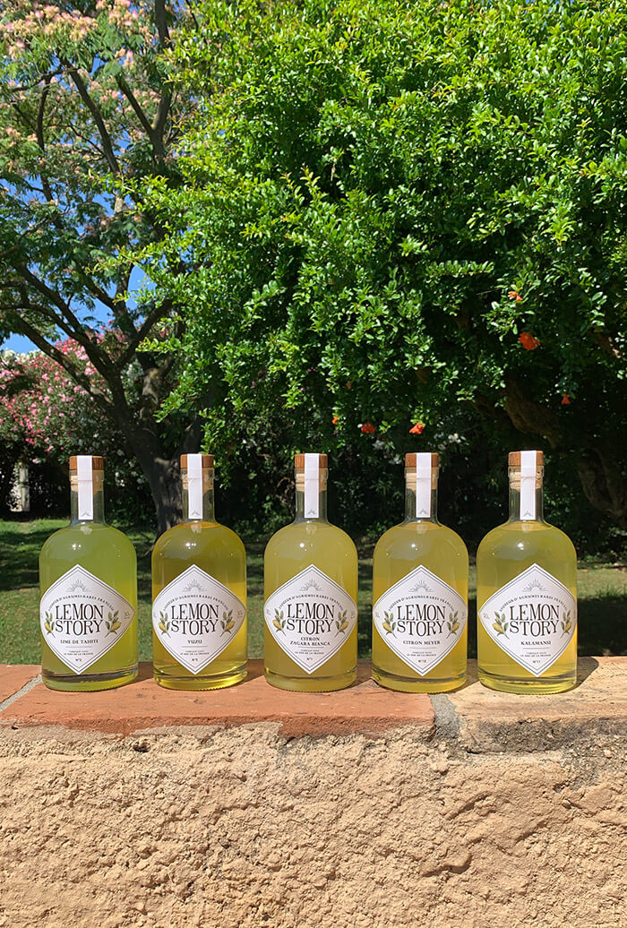 Liqueur Limoncello Zagara Bianca par Lemon Story - Plantation d'agrumes rares à La Crau France