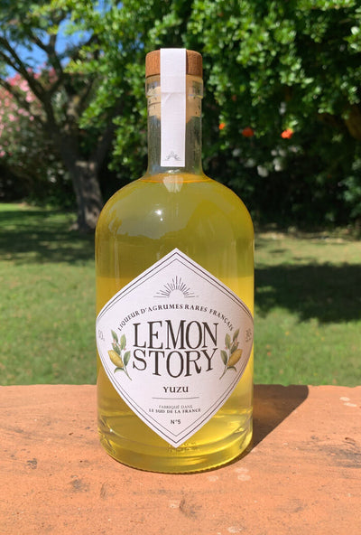Liqueur Limoncello Yuzu par Lemon Story - Plantation d'agrumes rares à La Crau France