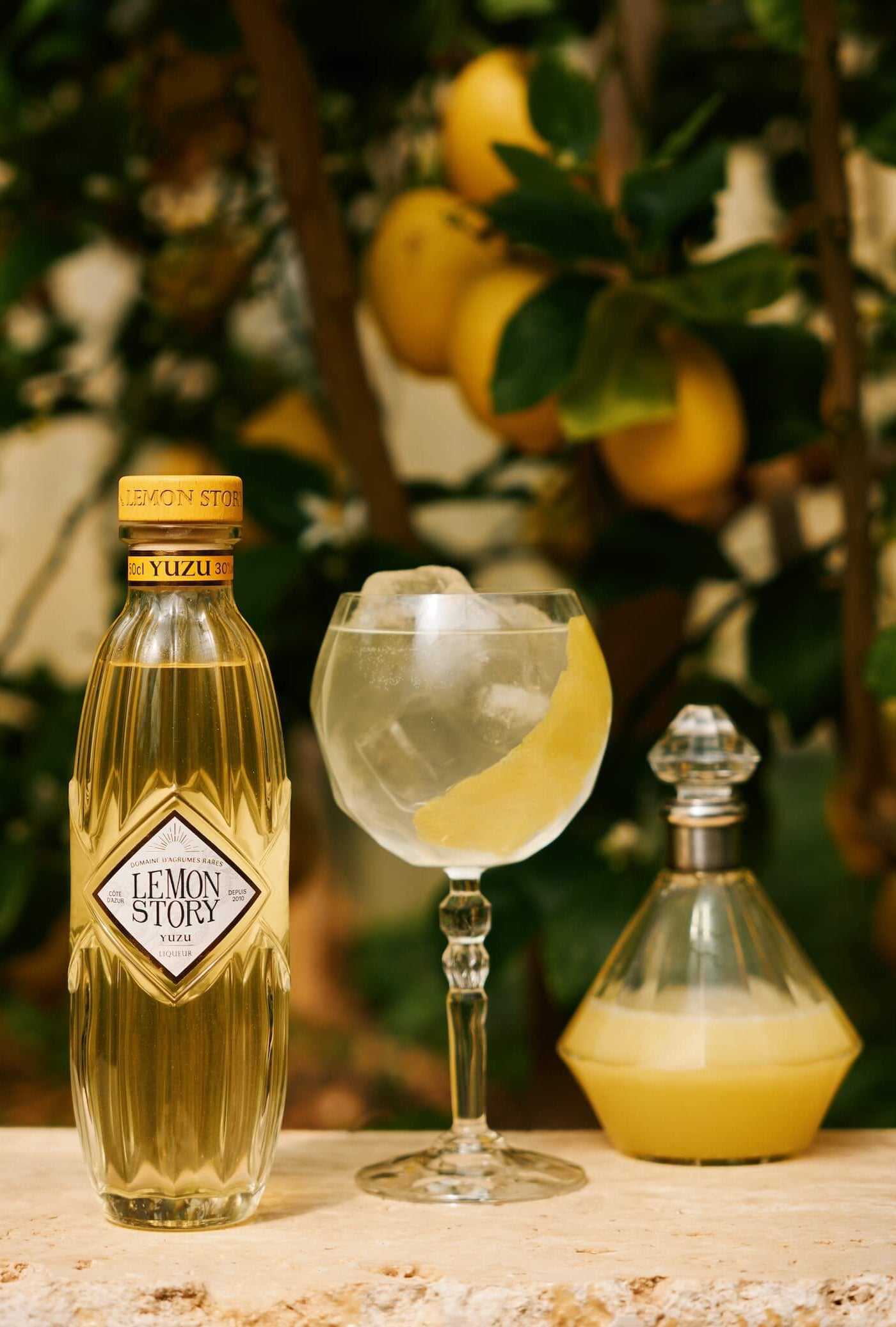 Lemon Story Cocktail Yuzu Fizz