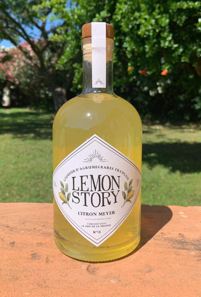 Liqueur Limoncello Citron Meyer par Lemon Story - Plantation d'agrumes rares à La Crau France
